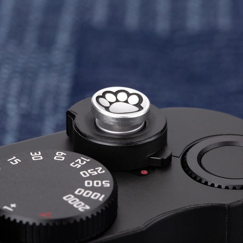 DBZZ Camera Shutter Button Compatible with FUJIFILM X-T5 X-T4 X-T20 X-T30 X-T200 X-PRO2 ，,Soft Release Button for laica M9 (Cats paw) - Image 5